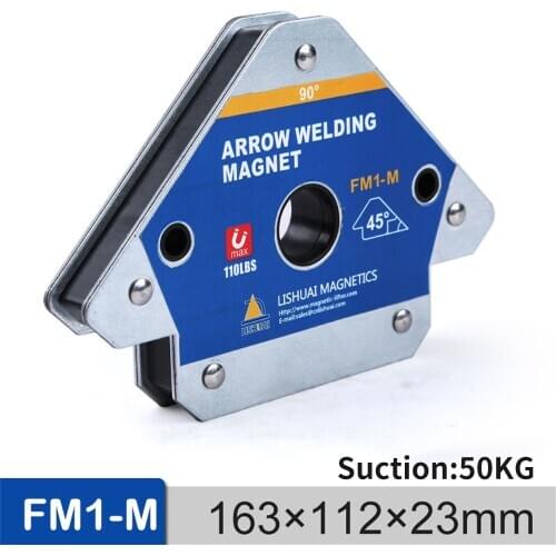 4PCS 110LBS Magnetic Welding Holder Corner Positioner Soldering Locator for Welding Angles Magnetic Welding Magnet Holder FM1-M