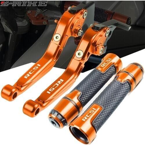 Motorcycle aluminum Adjustable Brake Clutch Levers Handle Handlebar Grips For HONDA RC51 RVT1000SP 2000 2001 2002 2003 2004-2006
