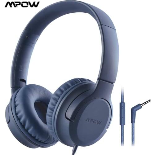Mpow CHE2/CHE2S Kids Headphones, 3.5mm Wired Children Headphones with 94dB Volume Limit, Soft Earmuffs for Online Learning