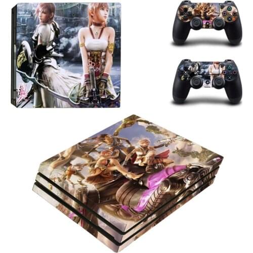 Game Final Fantasy PS4 Pro Sticker Play station 4 Skin Sticker Decal For PlayStation 4 PS4 Pro Console & Controller Skins Vinyl