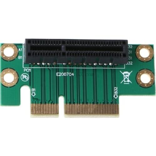 PCI Express PCI-E 4X Adapter Riser Card 90 Degree Right Angle Riser Converter Card for 1U/2U Server Chassis Computer