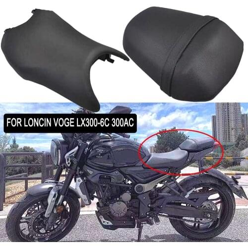 Seat Cover Cushion For Loncin Voge 300AC 300 AC Motorcyclist Front Rear Seat Pillion Cushion For Loncin Voge LX300-6C 300AC