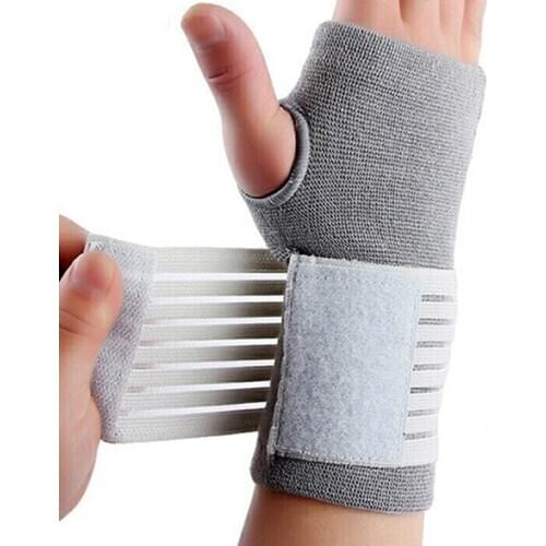 Professional Elastic Sports Safety Carpal Tunnel Tennis Wrist Bandage Brace SupportDrop Shipping
