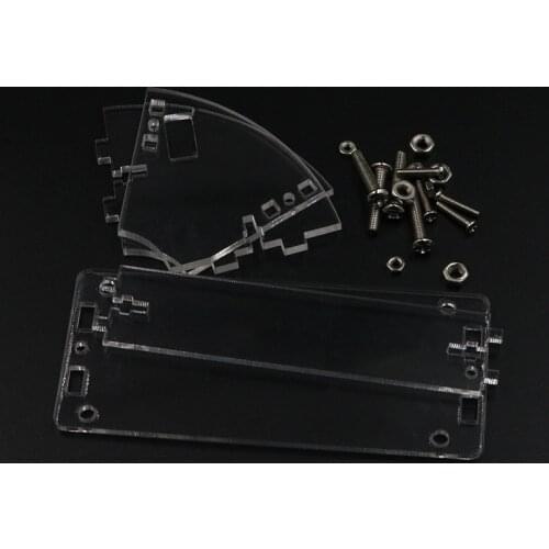 Transparent Acrylic Shell for LCD1602 LCD Screen with Screw/Nut LCD1602 Shell Case holder (no with 1602 LCD)