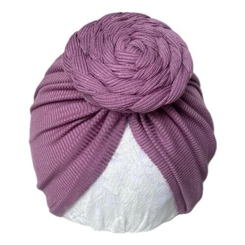 2021 Cute Flower Baby Hat Soft Cotton Baby Girl Hat Turban Infant Toddler Newborn Baby Cap Bonnet Headwraps Kids Beanie Headband