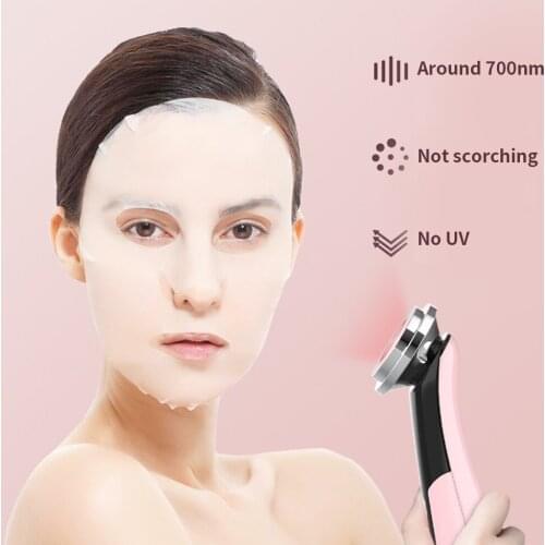 4 in 1 Itrasonic Facial Eye Massager Phototherapy LED Photon Neck Face Wrinkle Removal Skin Care Beauty Device lifting Tool