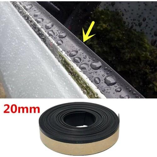 1x 13FT Rubber Car Side Window Seal Strip Noise Insulation Car Window Lift Sealing Strips Auto Rubber Side Window Filler