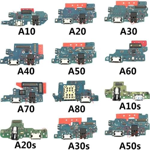 10pcs, USB Charging Port Board Flex Cable Connector For Samsung A01 A10 A20 A30 A40 A50 A70 A10S A20S A30S A40S A50S A12 A21