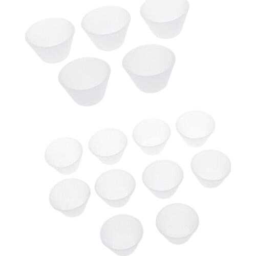 15x Silicone Mold Non Toxic Clear Glue Distribution Cup Resin Mixing Cups Jewelry Finding Making Craft DIY Tools