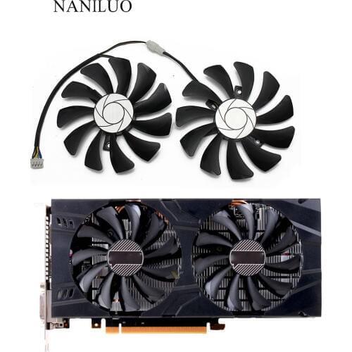 2 шт./лот 85 мм GTX 1060 кулер вентилятор DC 12V 4Pin вентилятор Замена для INNO3D GeForce GTX 1060 3GB X2/GTX 1060 6GB X2