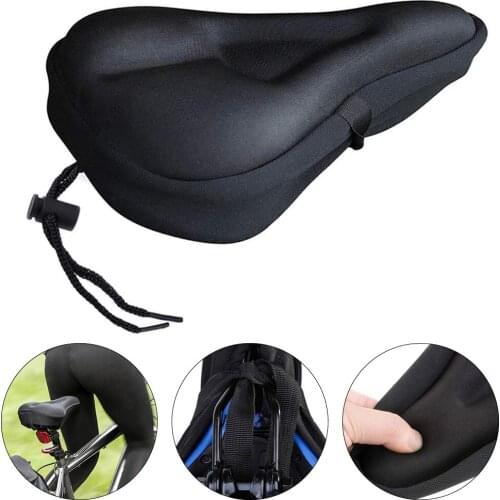 3D Padded Saddle Cushion Extra Comfort Shock Absorption Seat Cover