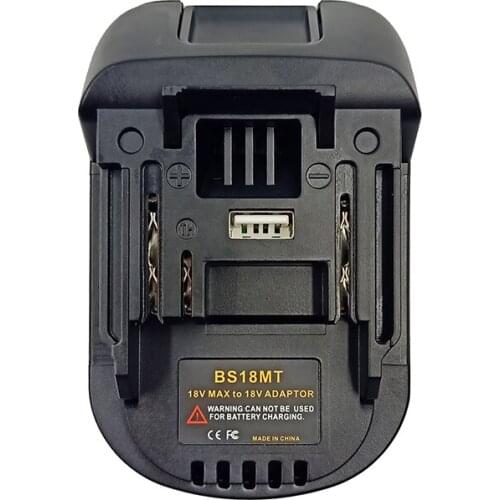 Dawupine Adapter Converter BS18MT use Bosch 18V Li-ion Battery on Makita LXT Lithium Electrical Power Tool Replace BL1830 BL186