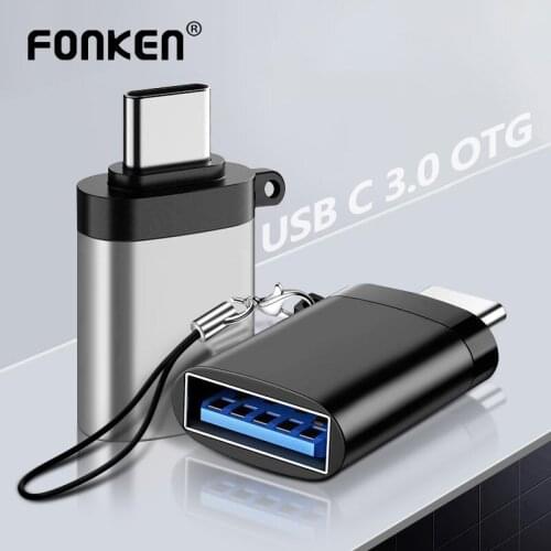 FONKEN Universal Usb C OTG Adapter Usb3.0 Type C To Usb Converter for Macbook Pro Samsung Mi Android Usbc Connector Accessories
