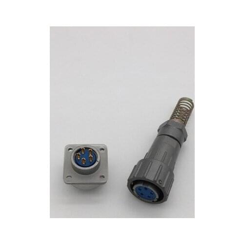 Aviation Plug Socket FQ18-5 Core FQ18-5TK / ZJ Snap Type Waterproof Connector Opening 18MM