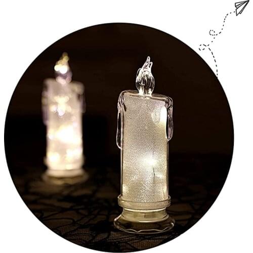 Flameless Candle Lights Flickering Tea Candles Battery Powered for Home Wedding Birthday Party Cafes Restaurant Decoration
