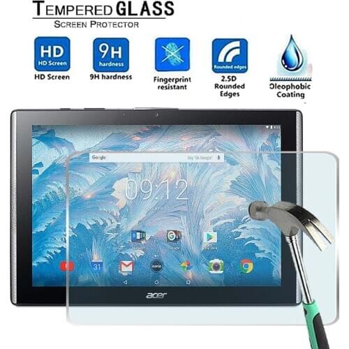 For Acer Iconia One 10 B3-A40 -Premium Tablet 9H Tempered Glass Screen Protector Film Protector Guard Cover