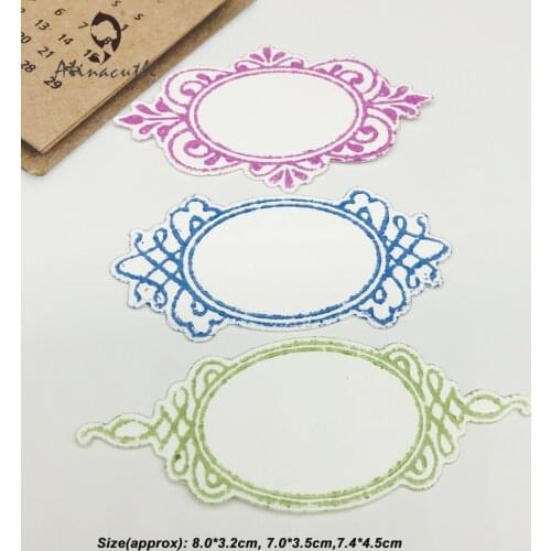 Metal Stamp Dies 3pc Tags Scrapbooking Paper Craft Handmade Card Album Punch Art Cutter Aliancutle 20102325