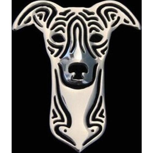 Wholesale dog brooches Whippet Silver plated good quality