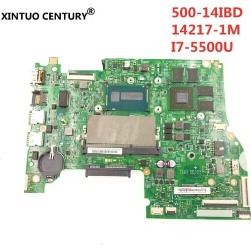 For Lenovo YOGA 500-14IBD original mainboard 14217-1M Laotop motherboard I7-5500U with video card