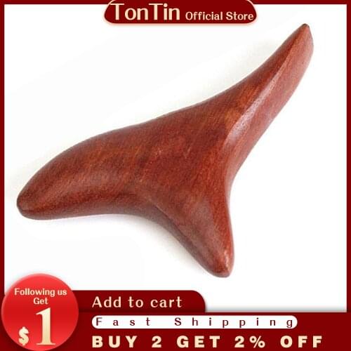 Rosewood & Fragrant Wood Bird shape Massage Relax Hand Feet Body Healthcare Massager
