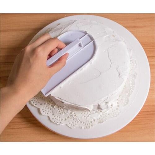 Plastic Cake Smoother Polisher Tools Fondant Cake Decoration Accessories DIY Baking Tools Sugar Craft Icing Mold