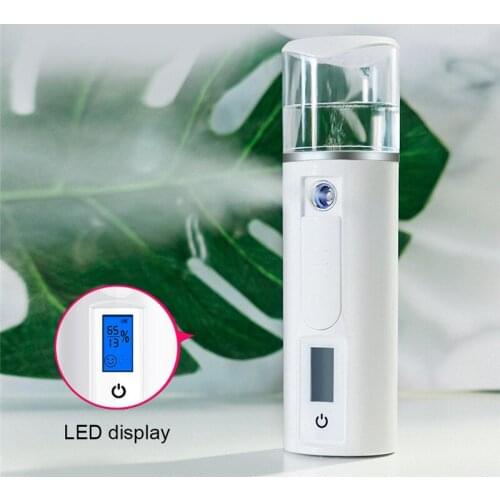 30/38/40ML Handy Facial Steamer Nano Mister Face Spray Bottle Mist Sprayer Skin Moisture Portable USB Rechargeable