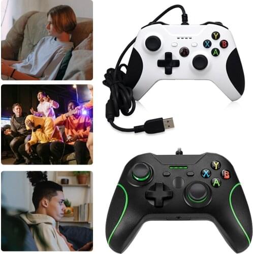 Wired Game Controller Double Vibration Joypad Smartphone Gamepad Joystick Support Xbox One SLIM for PC Android Home Game Gift
