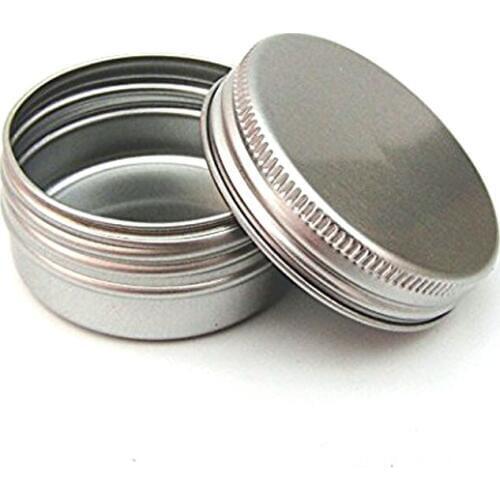 10pcs 50ml Empty Containers 50 Ml Empty Sample Jars Cosmetic Jars Aluminium Containers For Cosmetics Aluminum Makeup Case