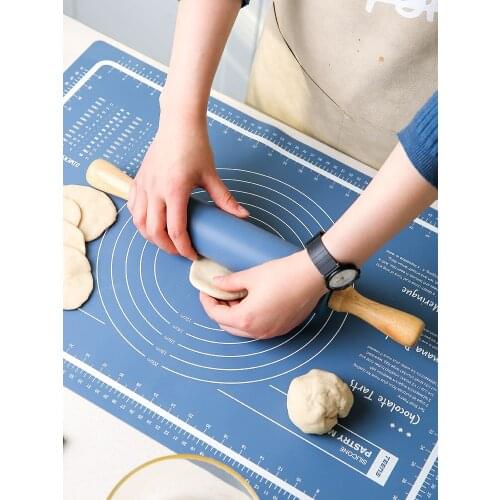 Silicone Dough Kneading Chopping Board Food Grade Household Plastic Thickened Large Baking Dough Dough Rolling Pad