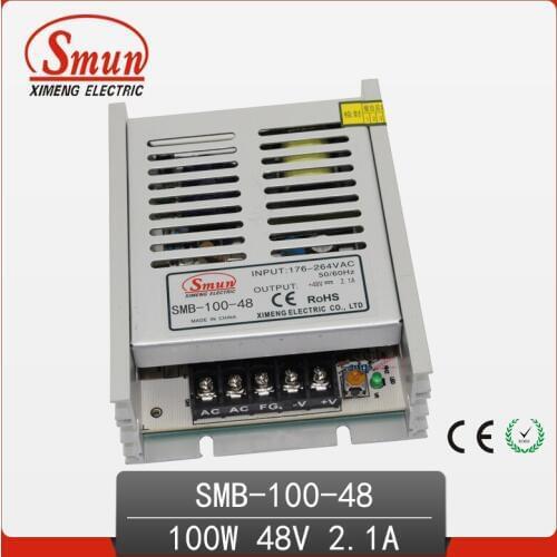 SMUN SMB-100-48 100W Ultra Thin Type Single Output Switching Mode Power Supply 48V 2.1A AC-DC Slim Led Driver