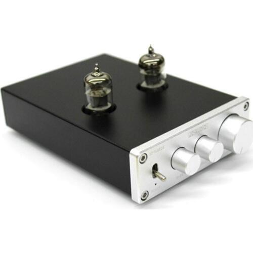 SOTAMIA 5654W Tube Amplifier Preamp Bluetooth 5.0 Preamplifier Amp PCM5102A Decoding Treble Bass Tone Adjustment Home Theatre