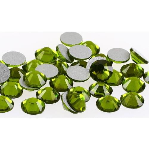 SS8 colorful Rhinestones Non Hotfix Flatback Nail Rhinestoens strass glass crystals rhinestone stones For Clothes needlework