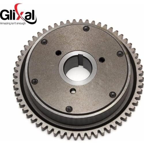 Glixal GY6 125cc 150cc Starter Motor One way Clutch 152QMI 157QMJ Chinese Scooter ATV Go Kart Quad Engine (3 Sprags)