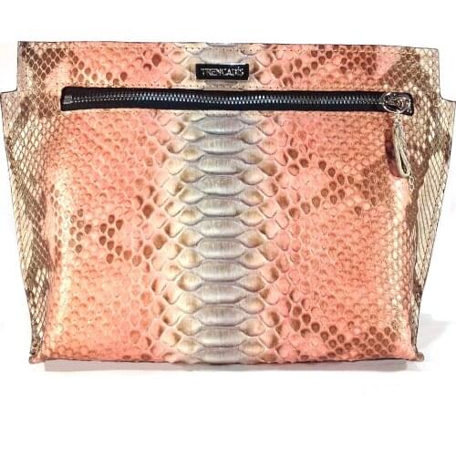 TRENCADÍS. Bolso de Pitón. Clutch, bolso de noche