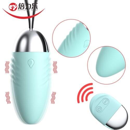 10 Modes Powerful Jump Egg Vibrator Vaginal Ball Vibrating Egg Clitoris Stimulator Adults Sex Toys for Women Remote Control
