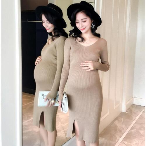 Зимние платья для беременных XiaGuoCai China At AliExpress