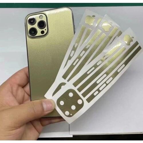2PCS Mobile Phone Gold Side And Lens Film For iPhone 12 Mini Pro Max Protective Ultra-thin TPU Hydrogel Rim Film