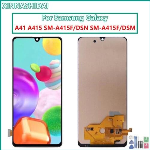 LCD Display For SAMSUNG Galaxy A41 2020 A415 SM-A415F/DSN SM-A415F/DSM LCD Display Touch Screen Digitizer Assembly