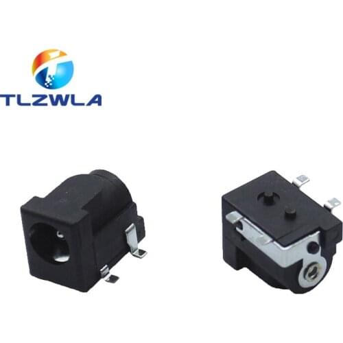 10PCS DC-050 SMD DC-005 5.5X2.1 DC005 5.5*2.51mm DC Power Jack Connector 5.5 x 2.1 mm socket DC050