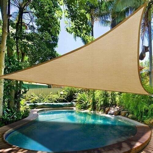 3.6m Waterproof UV Outdoors Travel Shade 3-4 People Oxford Shade Canopy Garden Patio Courtyard Swimming Pool Shade Sail Awning