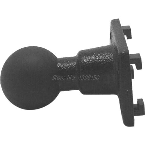 4 Hole Claws AMPS Adapter Plate Rubber Ball Head Mount Bracket for Arkon Robust Mount Series Ram Mounts for Gopro Garmin GPS DVR