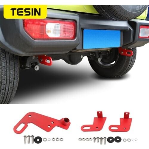 TESIN Towing Bars For Suzuki Jimny 2019 Car Front and Rear Bumper Bar Towing Trailer Hook Accessories For Suzuki Jimny 2019 2020