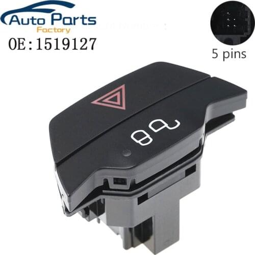 Hazard Warning Light Button Lock Unlock Switch For Ford B-MAX C-MAX Ecosport Fiesta Focus Kuga Transit 2008-2019 1519127 1767567