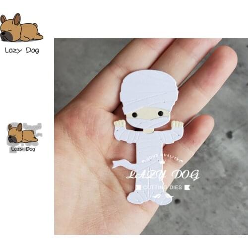 Halloween Mummy Metal Cutting Dies Scrapbooking Stencil DIY Mold Knife Craft Embossing Die Cuts Card Making New Dies For 2020