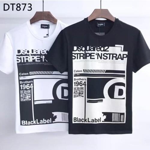 2021 New DSQ2 High Street Trend Mens Printed T-Shirt DT873