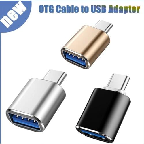 New USB C Adapter Type C To USB 3.0 Adapter Thunderbolt 3 Type-C Adapter OTG Cable For Macbook Pro Air Samsung S10 S9 USB OTG