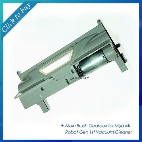 Original GearBox Main Brush Motor with Housing Assembly for XIAOMI Mijia Mi Robot Gen 1st Vacuum Cleaner Spare Parts