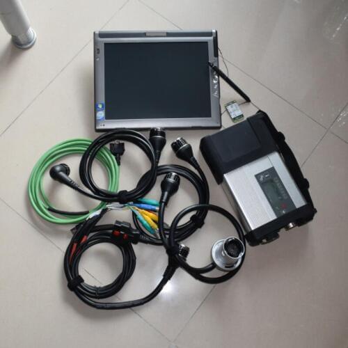 Super MB Star C5 SD Connect with latest software 2020.12 mini ssd le1700 tablet cpu L7400 4g ready to use