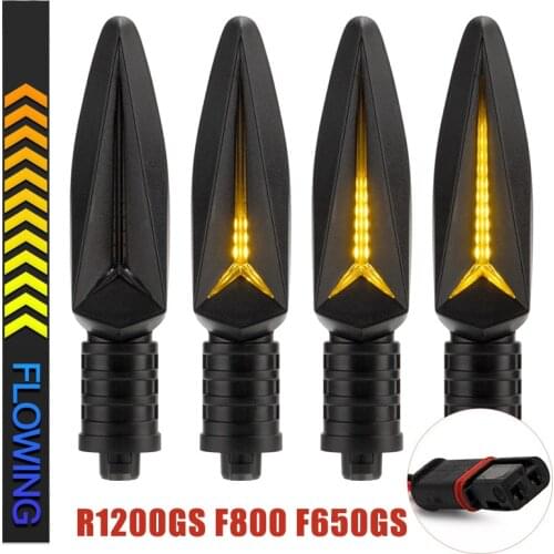 LED Motorcycle Turn Signals for BMW Motorcycle Light with Original Plug for R1200GS F800 F650GS F700GS Turn Signal Indicators