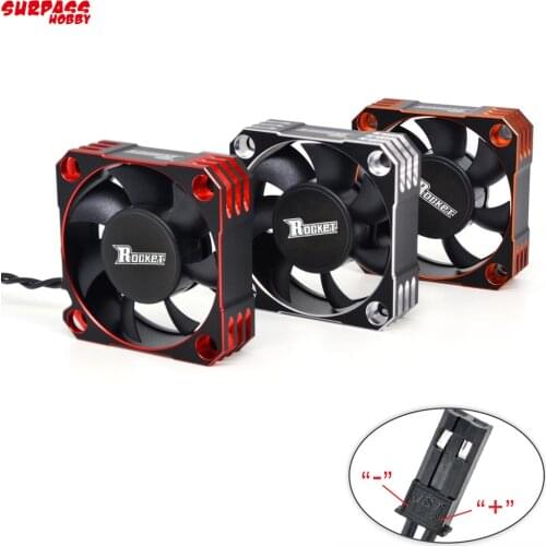 Rocket 50mm Aluminum Motor Cooling Fan Heat Dissipation 8.5V/10000RPM for 1/8 1/5 1/6 RC Car Truck Sensored Brushless Motor